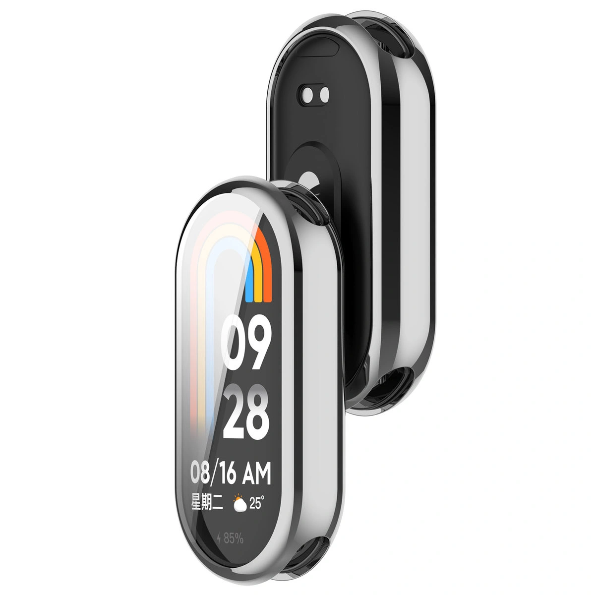 Front oraz przód etui Bizon Case Watch Felipe dla Xiaomi Smart Band 10